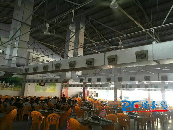 餐廳降溫解決方案——安裝潤東方環(huán)?？照{(diào)圖片